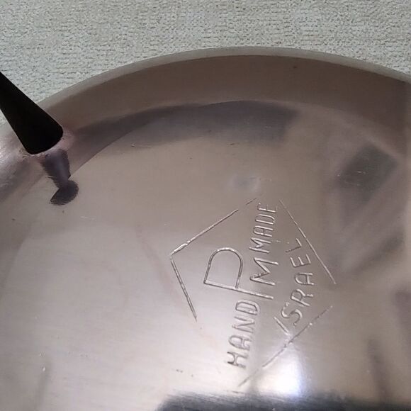 Vintage Mosaic Tile 6" Footed Bowl Handmade by PM Israel - Picture 5 of 8